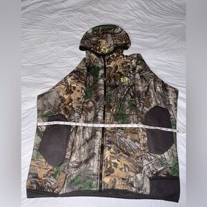 Under Armour Stealth Coldgear Storm Hooded Camo Jacket Realtree XL